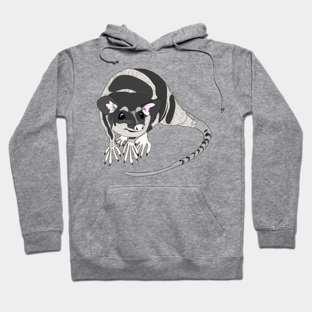 Yapok sarigue aquatic oppossum Hoodie by FabuleusePlanete